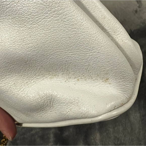 Paloma Picasso White Crossbody Bag w/ Gold Hardware - Picture 4 of 7